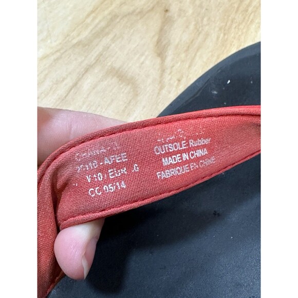 OluKai Ohana Women’s Flip Flops Thong Sandals Red Size 10 - Picture 7 of 7
